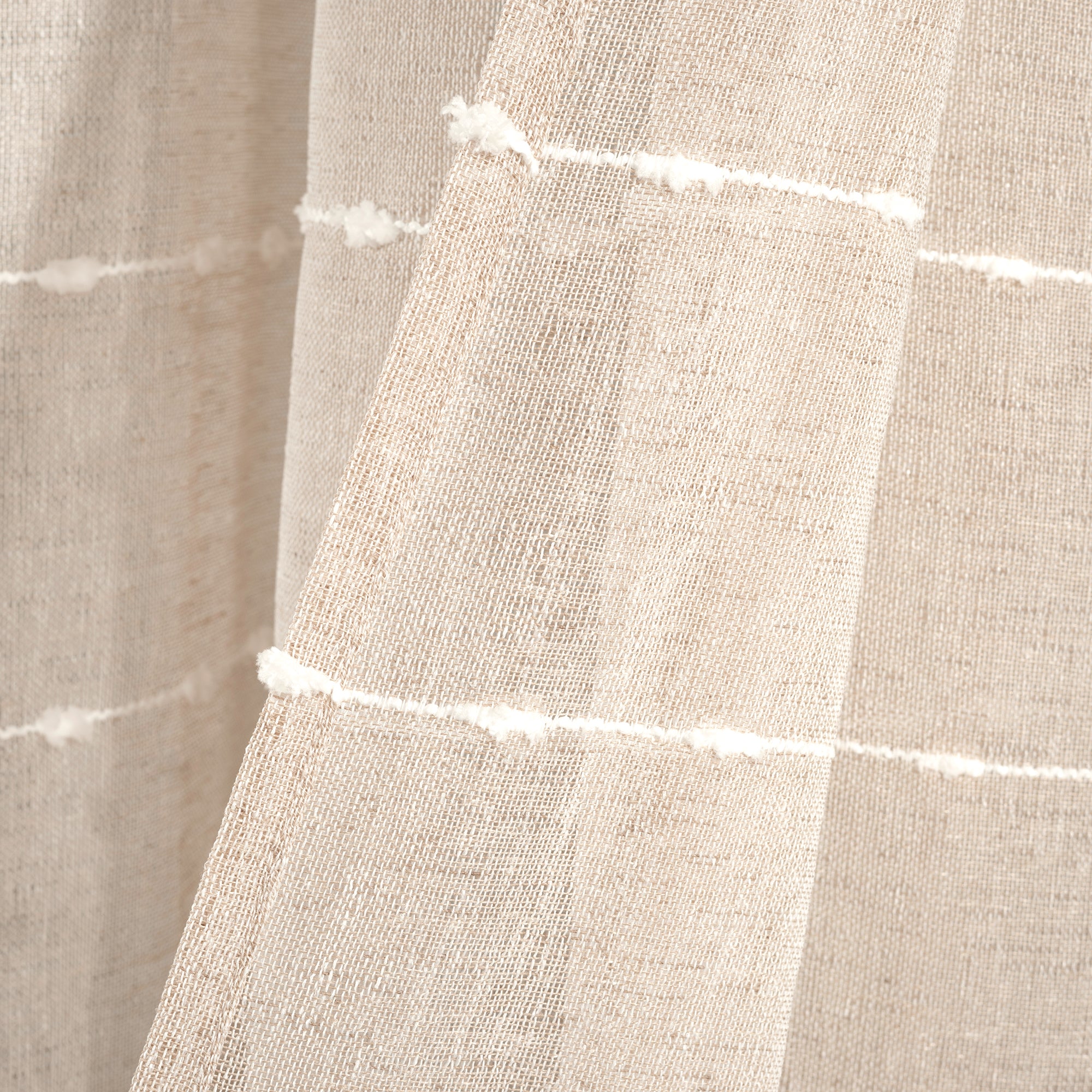 Farmhouse Textured Grommet Sheer Ultra Wide Window Curtain Panel