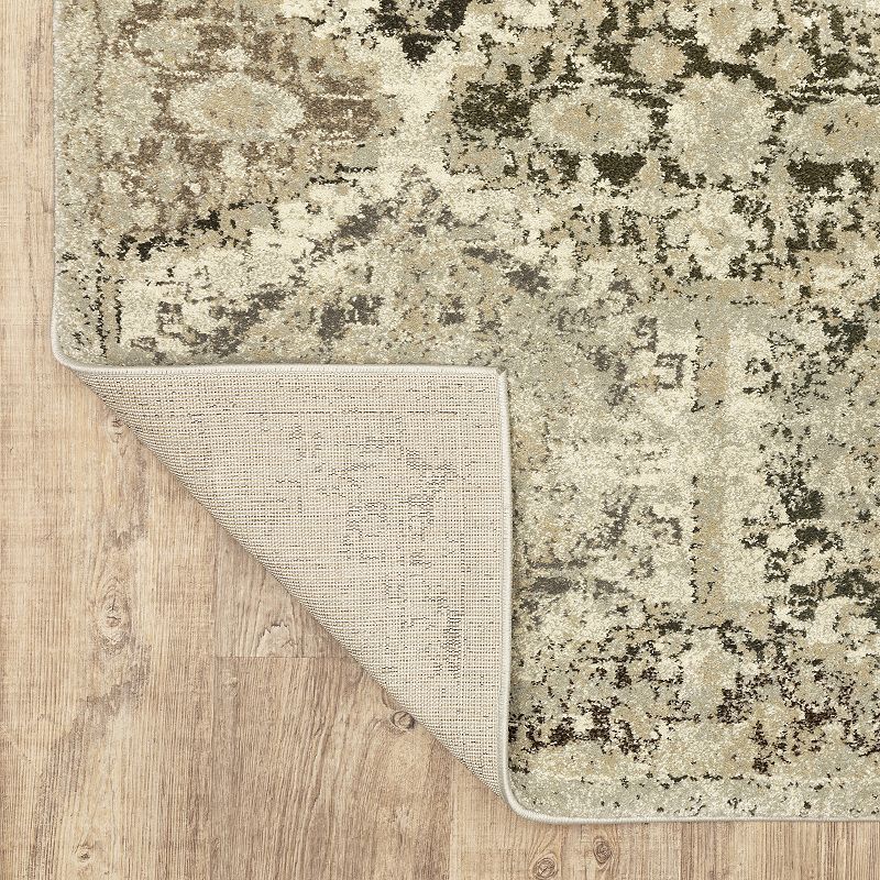 StyleHaven Franklin Distressed Panel Lattice Area Rug