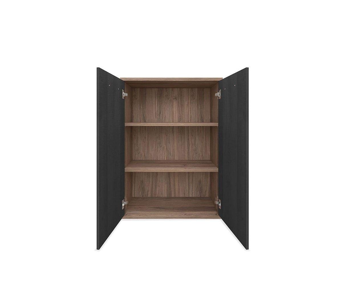 Arren Low Bookcase with Doors