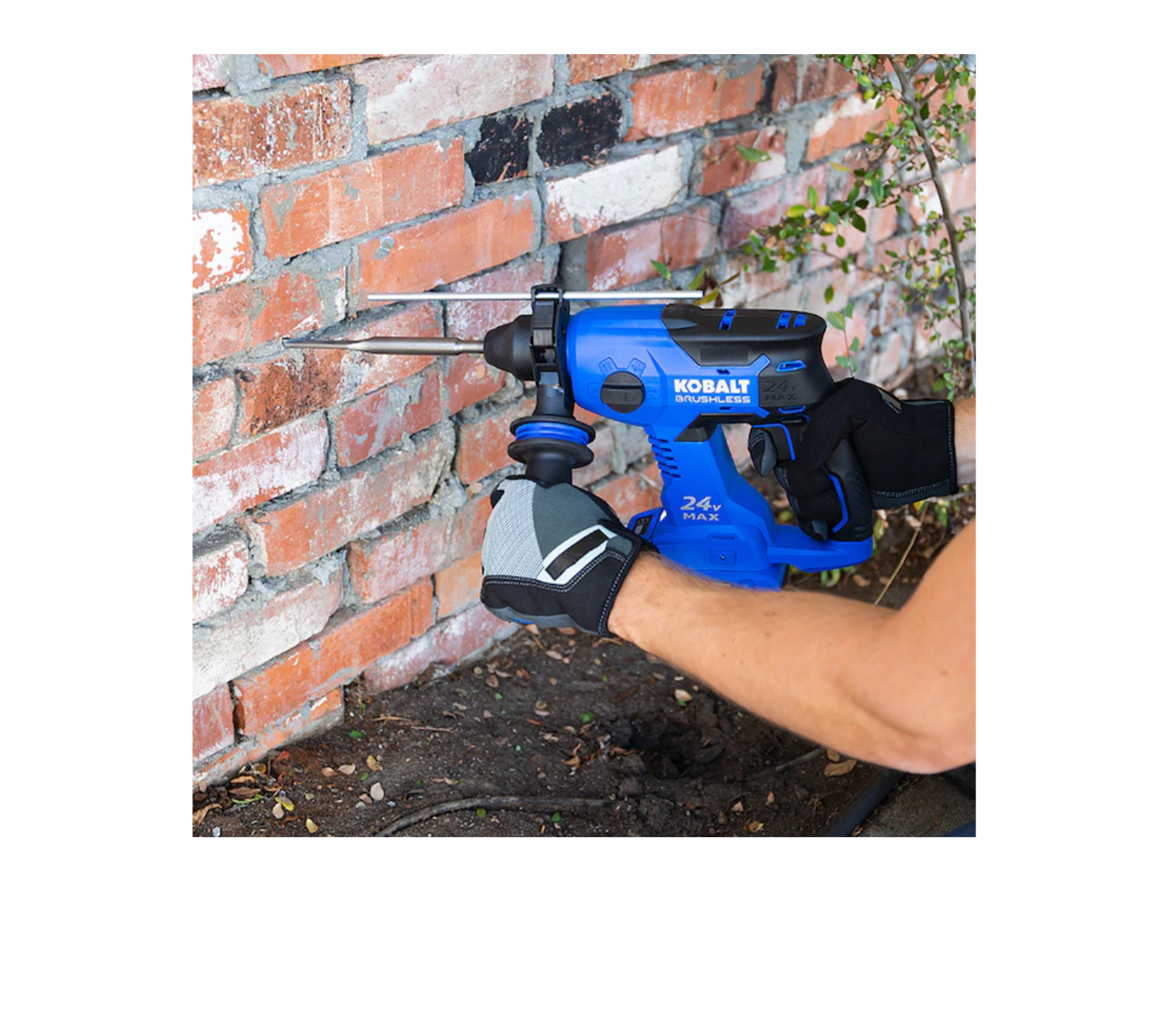 Kobalt KRH 124B-03 24-volt-Amp 7/8-in Sds-plus Variable Speed Cordless Rotary Hammer Drill