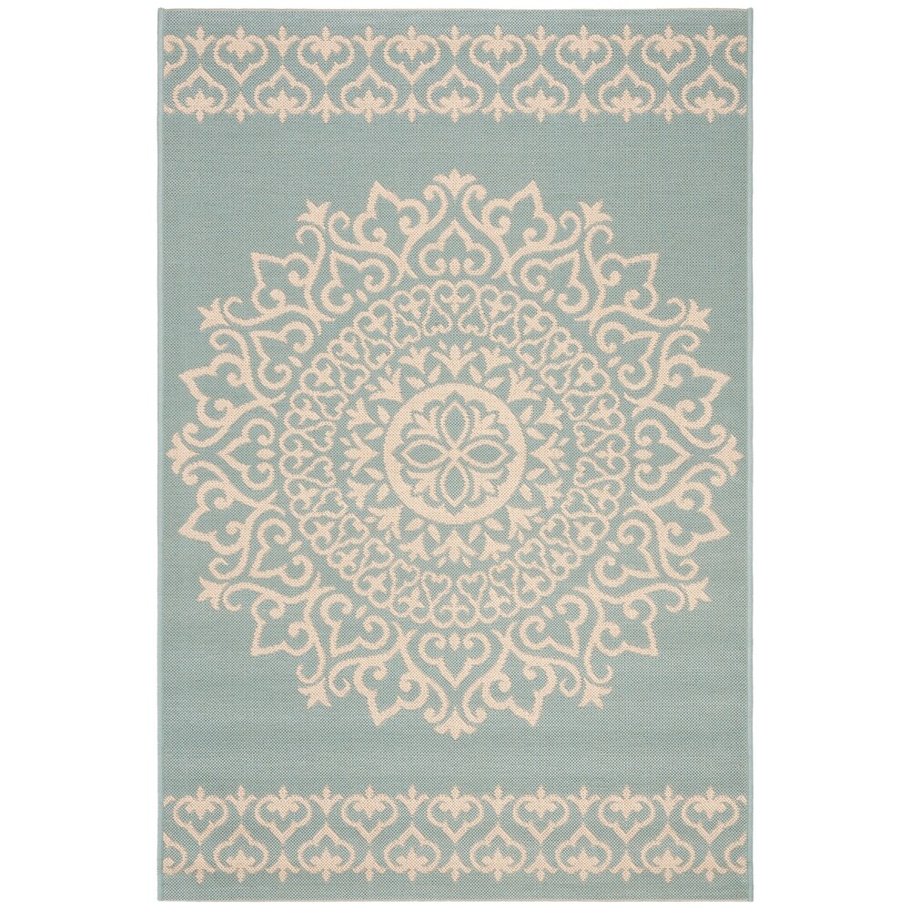 SAFAVIEH Beach House Adelle Indoor/ Outdoor Waterproof Patio Backyard Rug