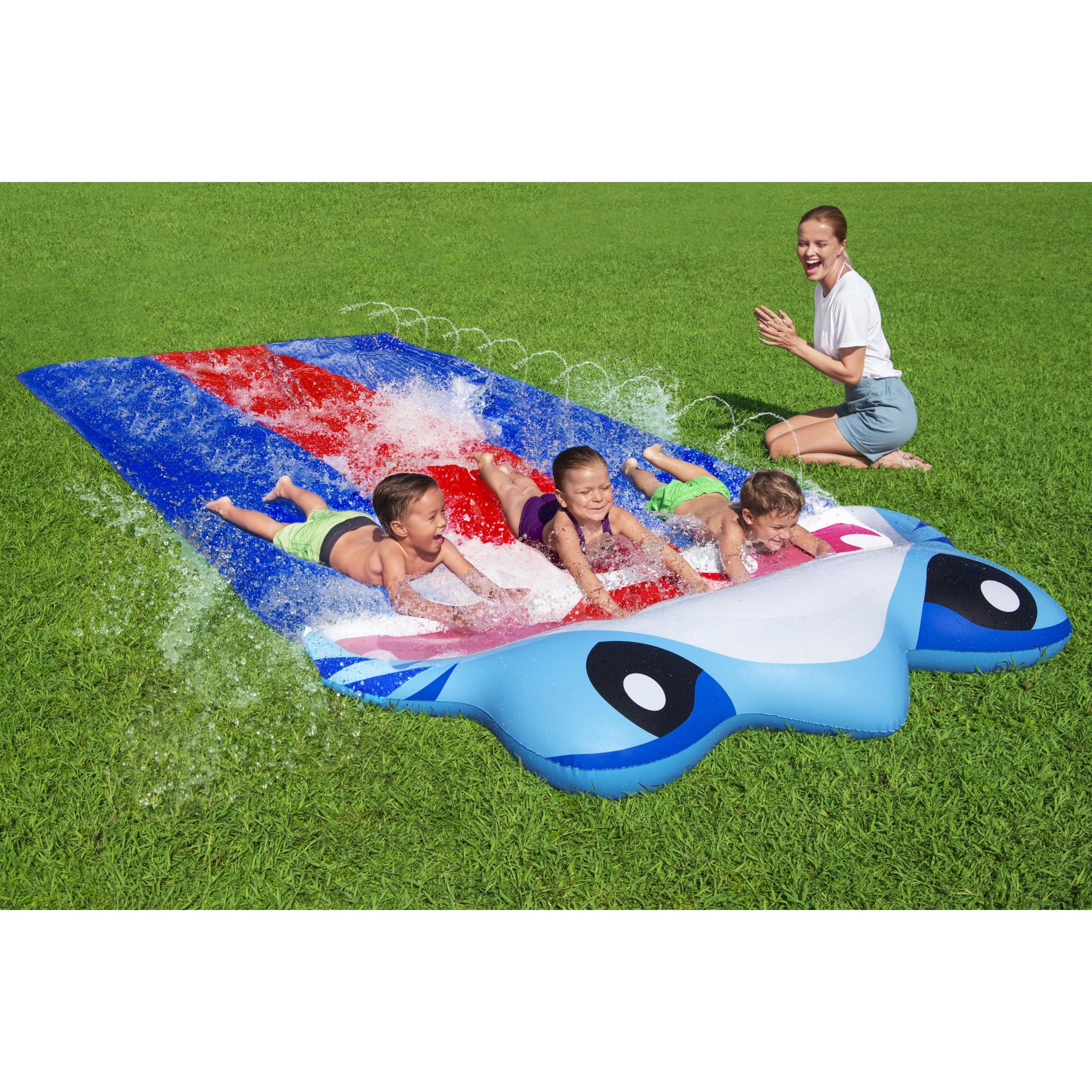 H2OGO! Bestway - 16' Splashy Shark Water Slide