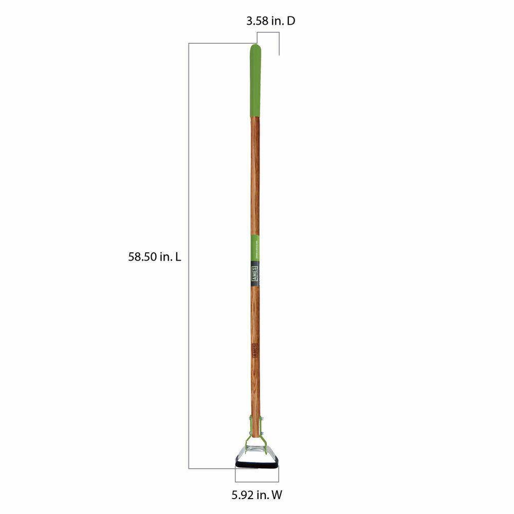 Ames 54 in. Wood Handle Action Scuffle Hoe 2825800