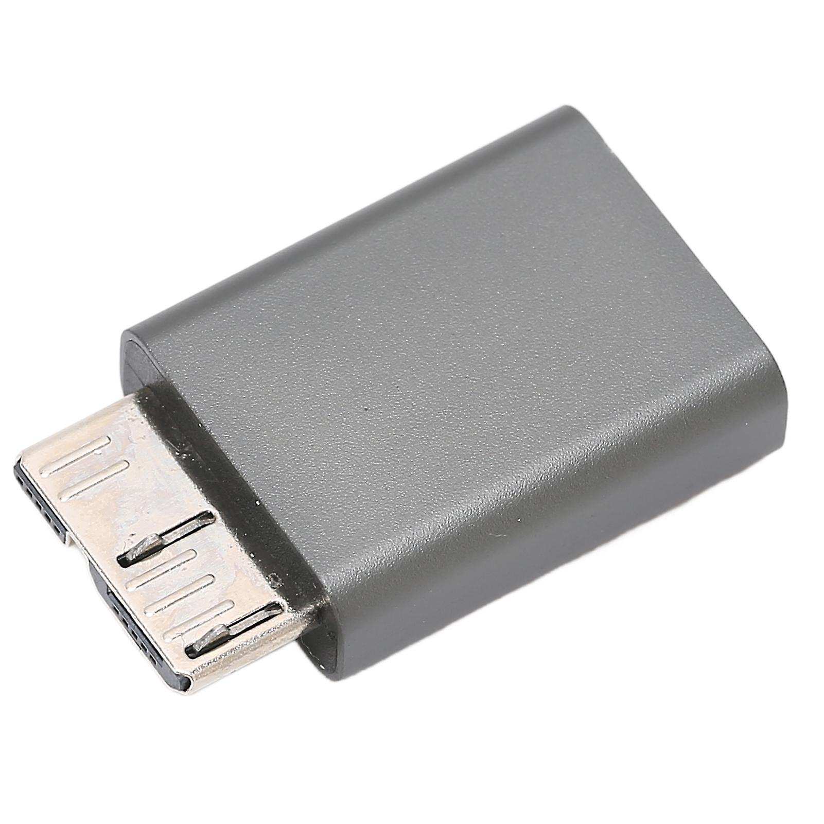 Type C Female To Usb 3.0 Micro B Adapter Aluminum Alloy Portable Type C Adapter For Outdoor Traveling Working