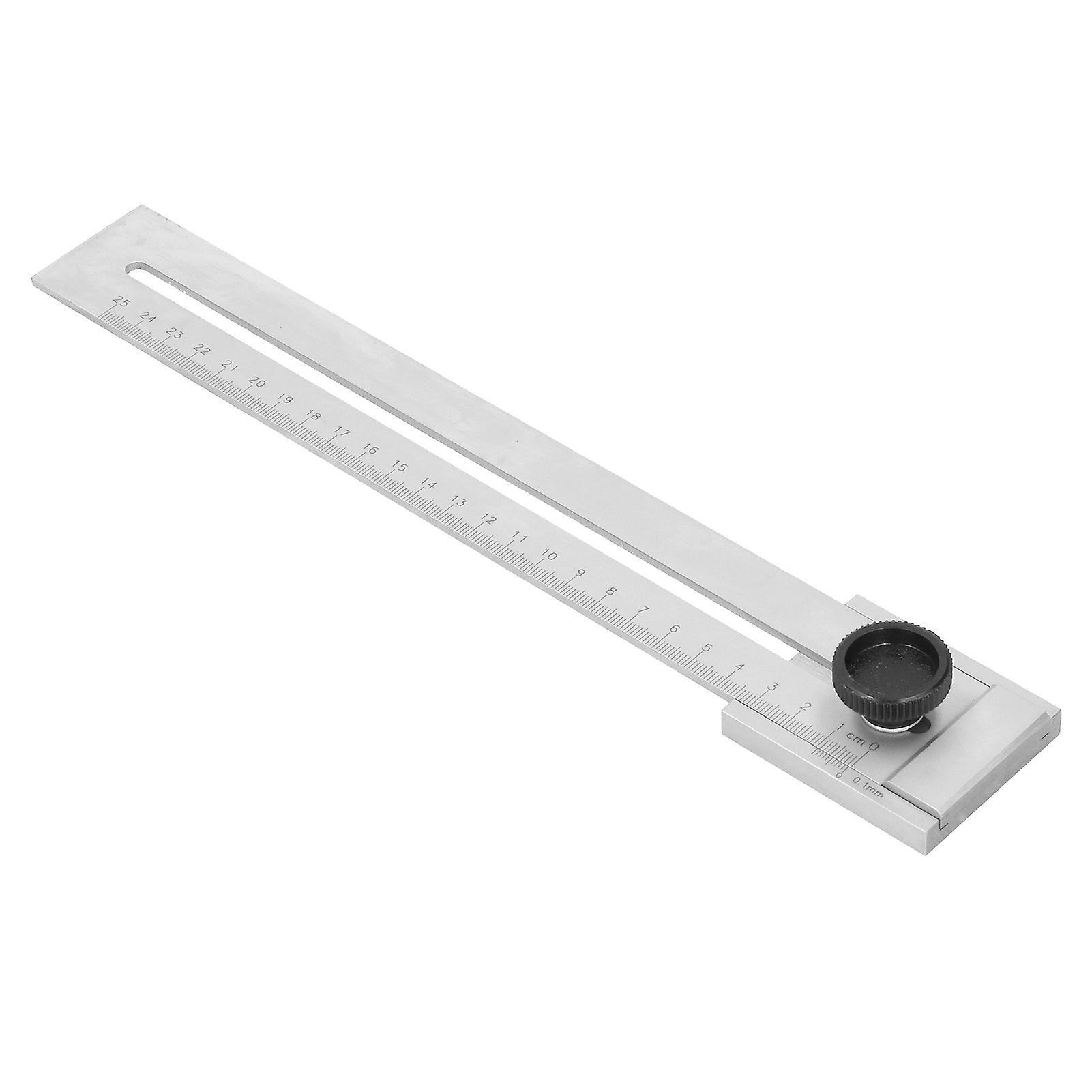 Sliding Line Ruler Accuracy Scribing Woodworking Parallel Carbon Steel Measuring Tool250mm