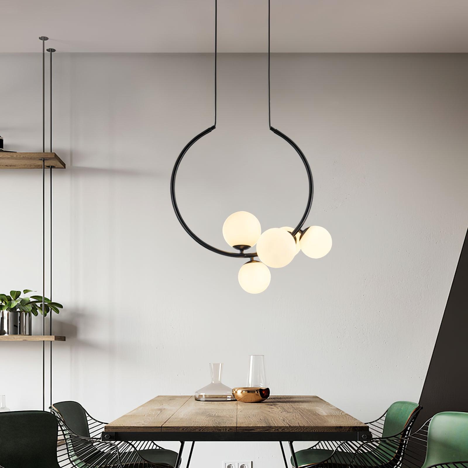 Glass Bubble Pendant Light