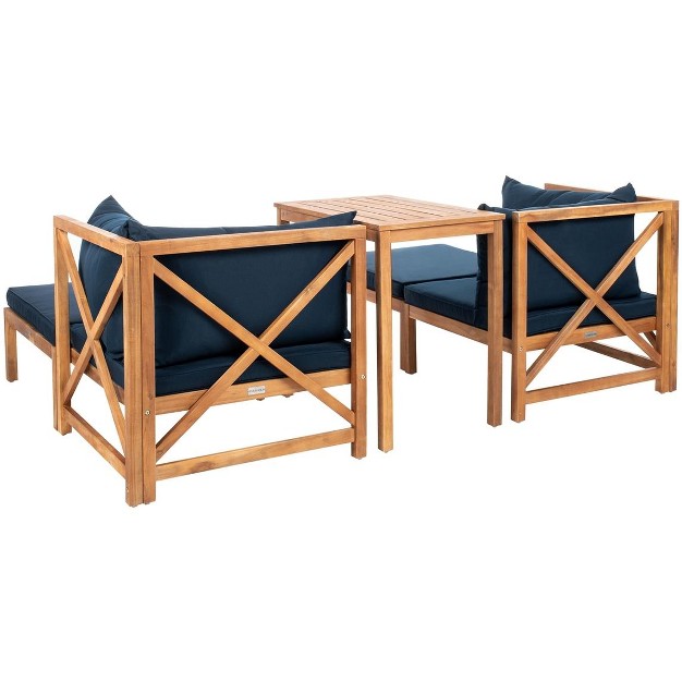 Ronson 5 Piece Patio Outdoor Sectional Set Safavieh