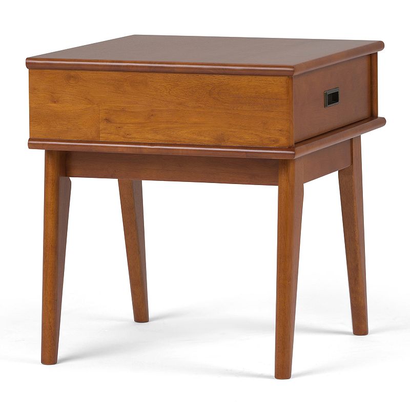 Simpli Home Draper Mid Century End Table