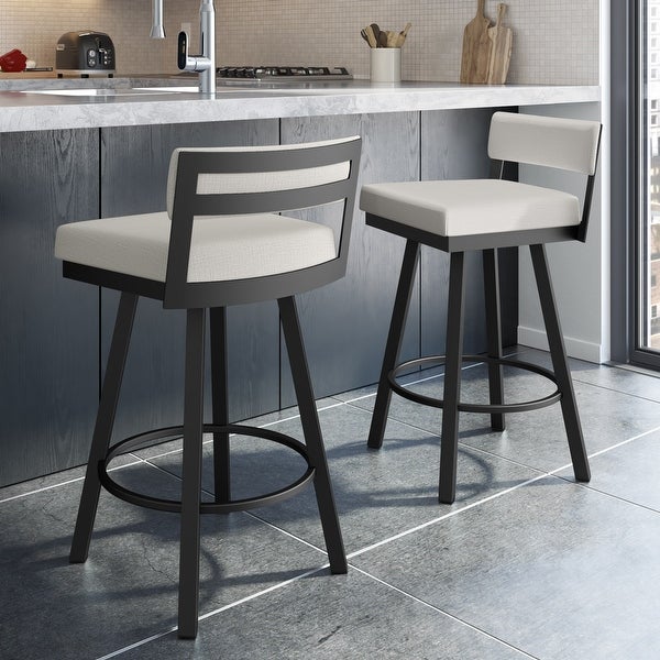 Amisco Travis Swivel Counter and Bar Stool