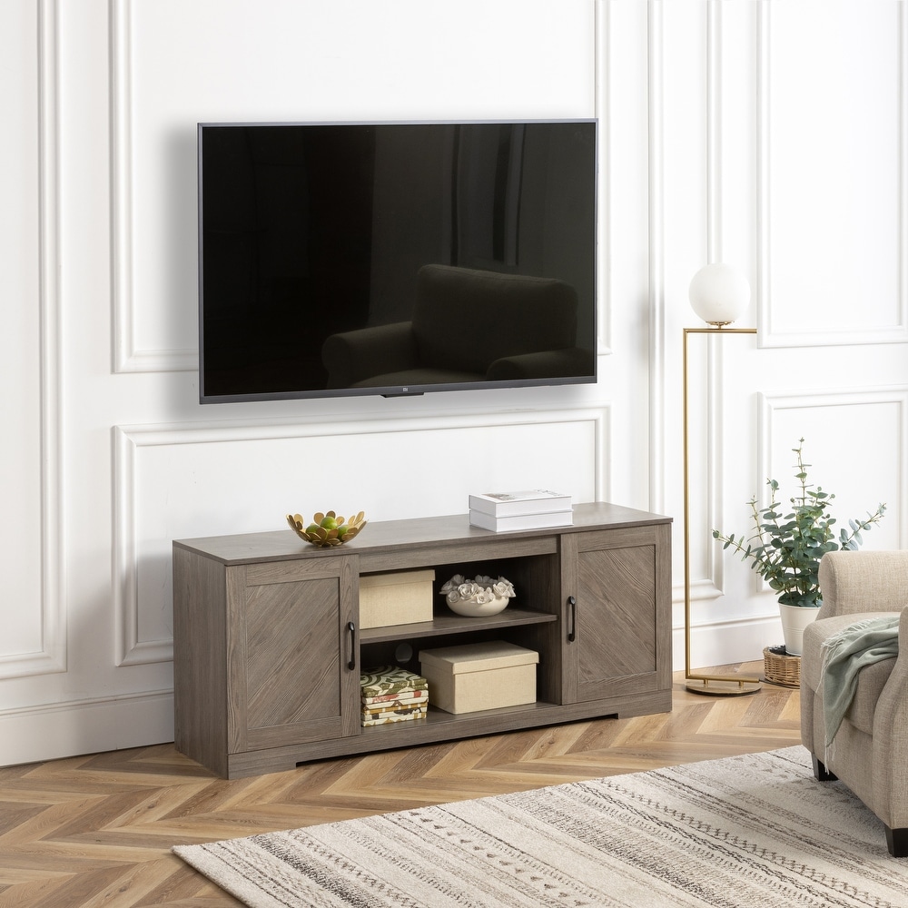 Priage by ZINUS Farmhouse TV Stand for TVs up to 65 inches