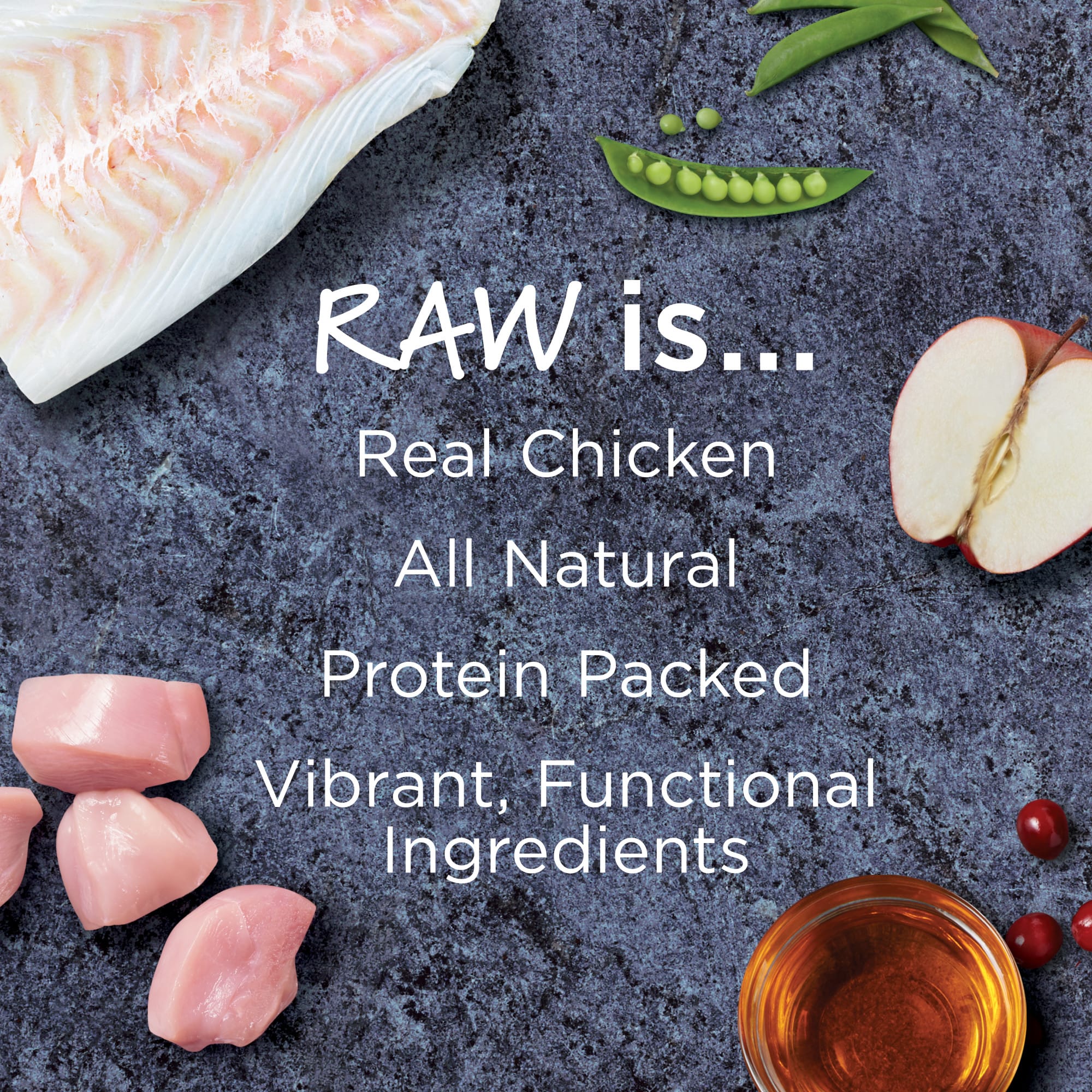 Instinct Raw Boost Skin  Coat Health Grain Free Recipe with Real Chicken Natural Dry Dog Food， 18 lbs.