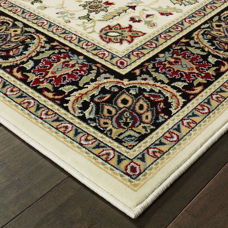 StyleHaven Keswick Floral Traditions Framed Rug