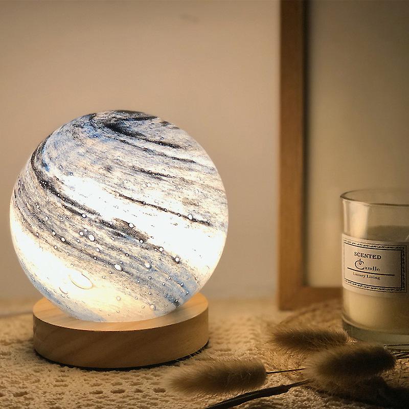 Led Night Light 3d Moon Lamp Plug In 3 Modes Lighting Home Decor Beside Desk Lamp For Home Planet Night Lamp Children's Lights