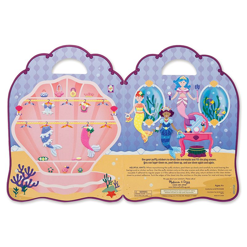 Dress-Up Princess and Mermaid Puffy Sticker Bundle by Melissa and Doug
