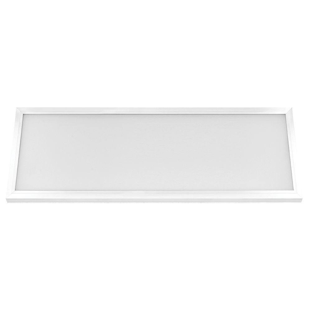 Commercial Electric 1 ft. x 4 ft. 50-Watt 4000 Lumens White Dimmable Integrated LED Edge-Lit Flat Panel Flush Mount Light Color Changing CCT FP1X44WYWHHDT