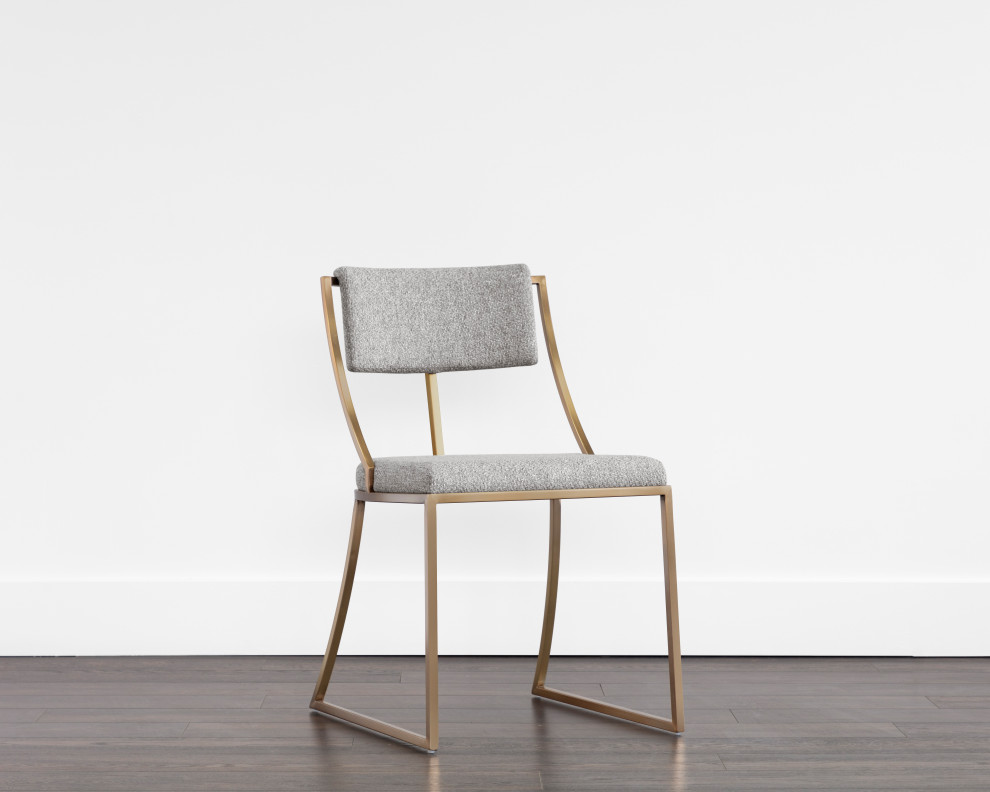 Makena Dining Chair Monument Pebble   Contemporary   Dining Chairs   by Sunpan Modern Home  Houzz