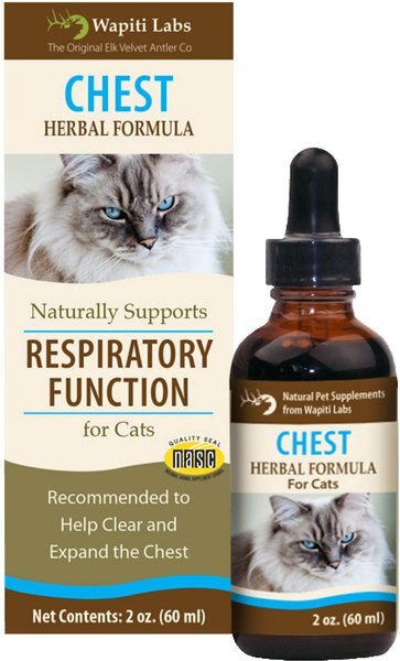 Wapiti Labs Chest Formula for Respiratory Function Cat Supplement