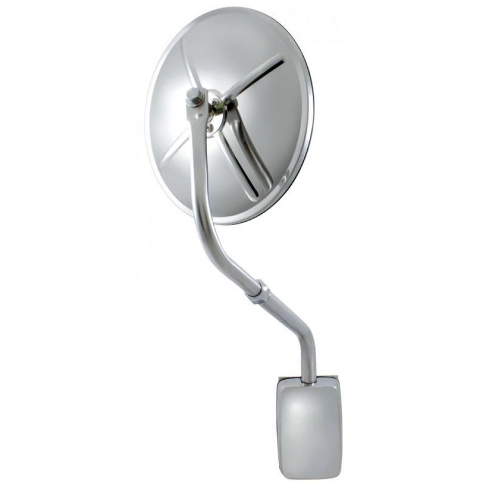 Stainless Steel Hood Mount Mirror