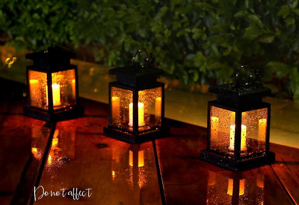 Retro Solar Candle Light Waterproof Outdoor Garden Garden Light