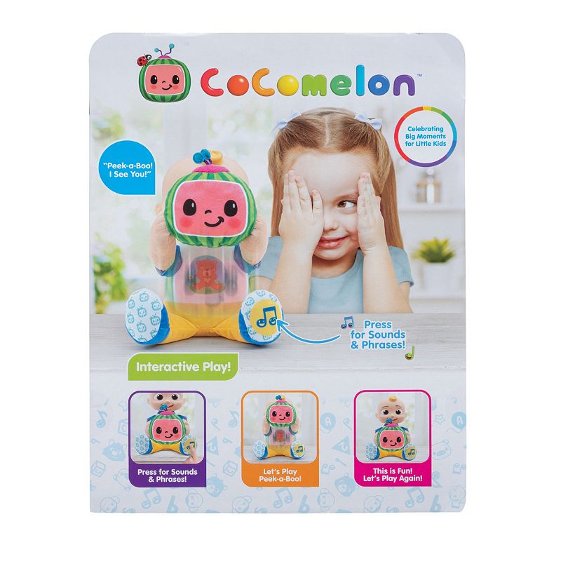 Cocomelon Peek-a-Boo JJ Singing Doll Plush