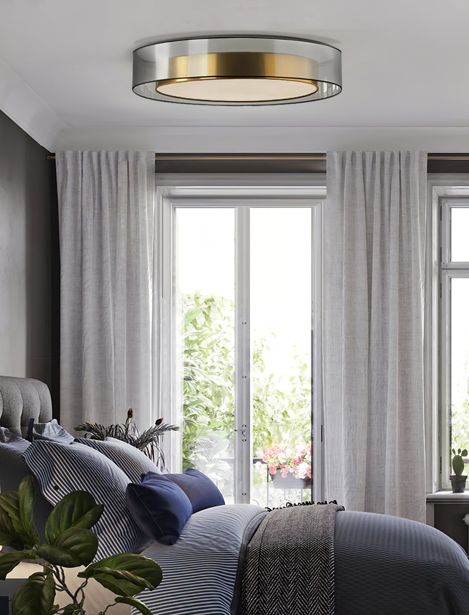 Round Low Profile Ceiling Light