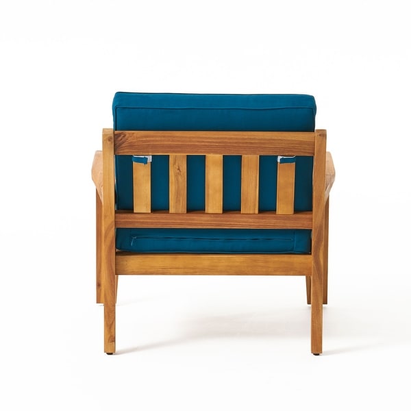 Grenada Outdoor Wood Club Chair (Set of 2) by Christopher Knight Home