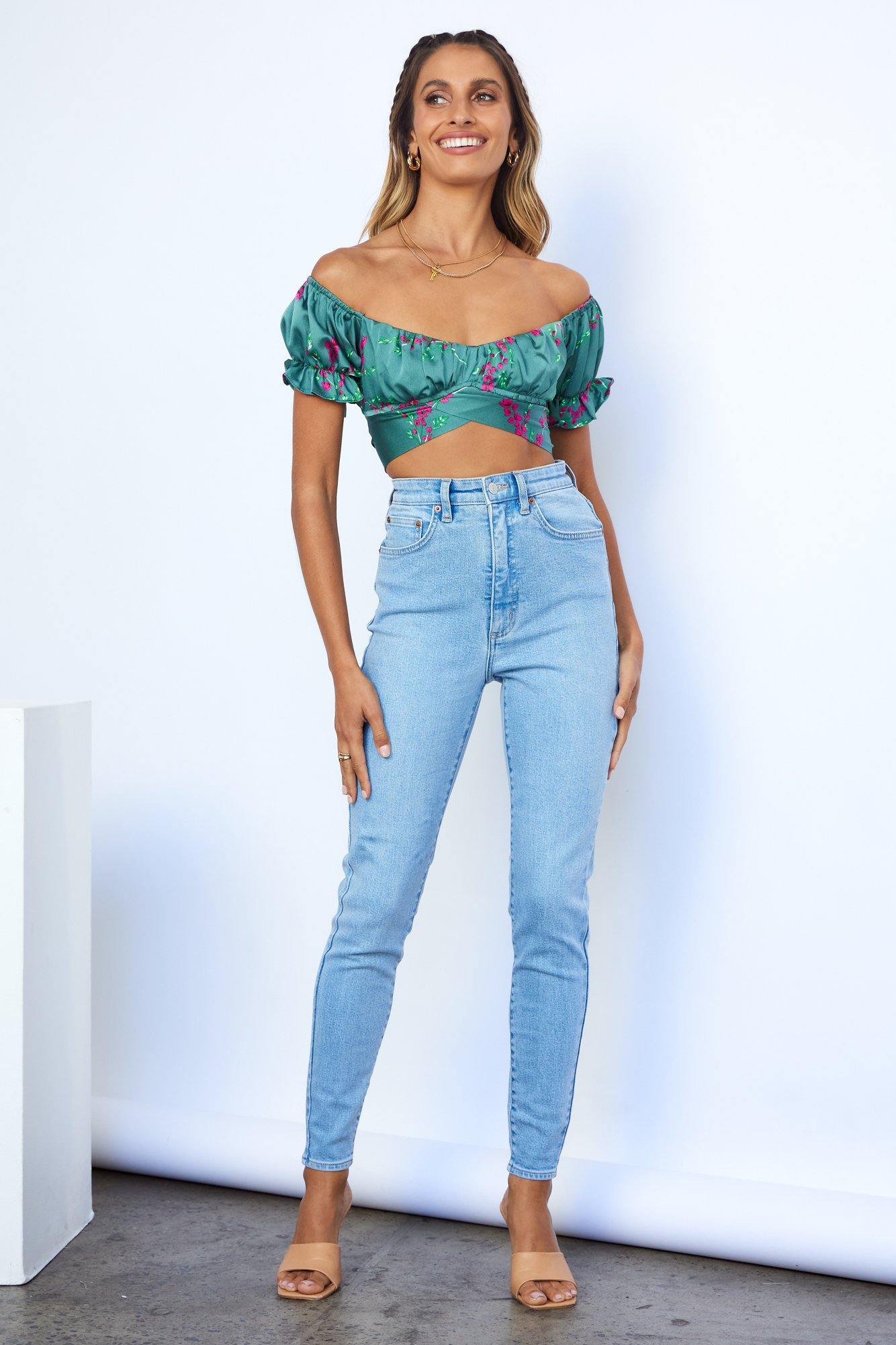 LEE Hourglass High Licks Crop Jeans Optimal Blue