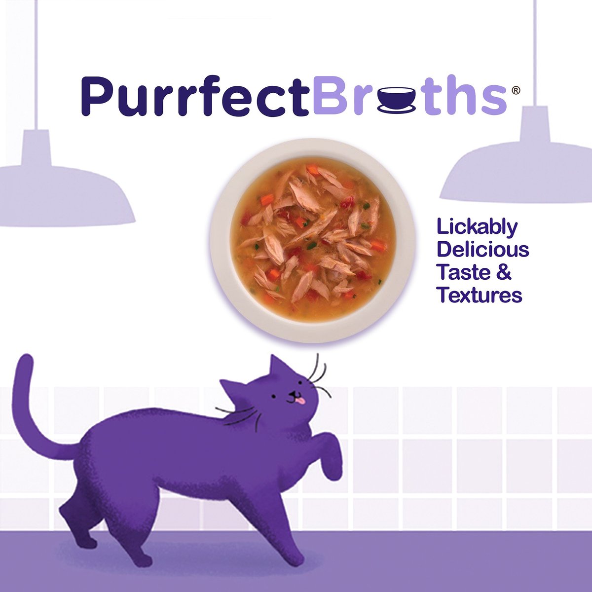 Rachael Ray Nutrish Purrfect Broths All Natural Grain-Free Tasty Tuna Recipe Cat Food Topper