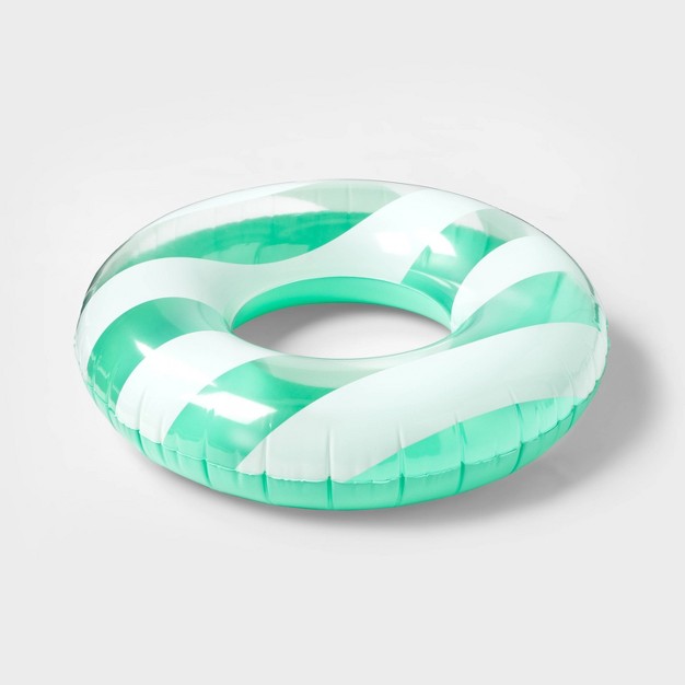 Swim Tube Mint Green white