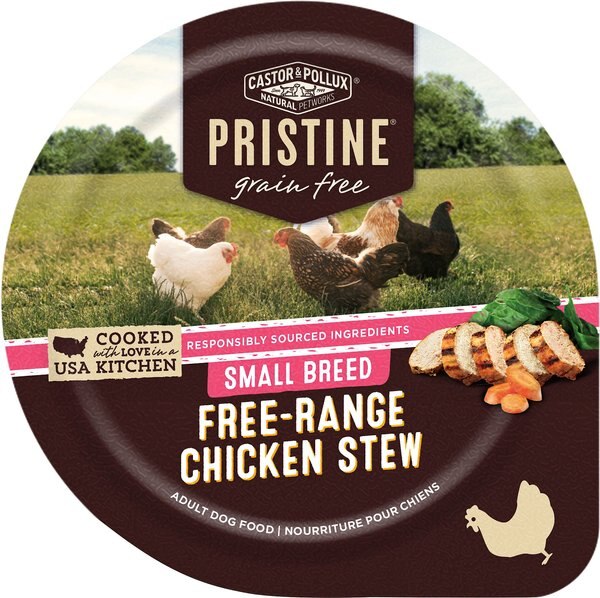 Castor and Pollux PRISTINE Grain-Free Small Breed Free-Range Chicken Stew Canned Dog Food