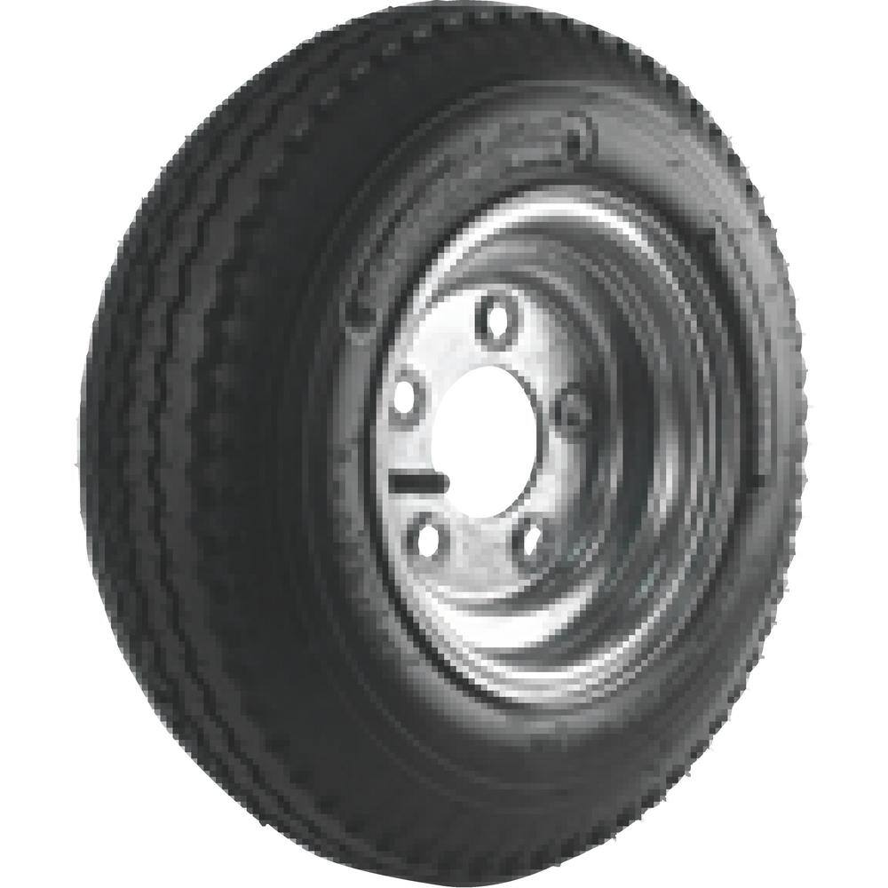 LOADSTAR 480-8 K371 745 lb. Load Capacity Galvanized 8 in. Bias Tire and Wheel Assembly 30070