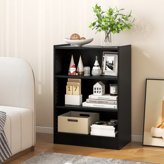 Costway 72853914 3 Tier Bookcase Open Display Rack...