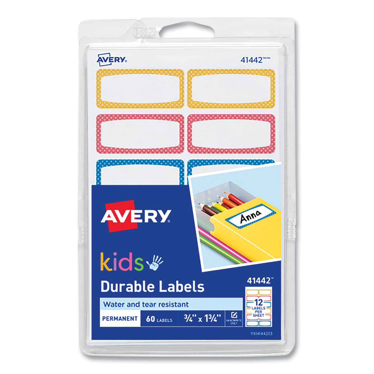 Avery Kids Handwritten Identification Labels by Averyandreg; AVE41442