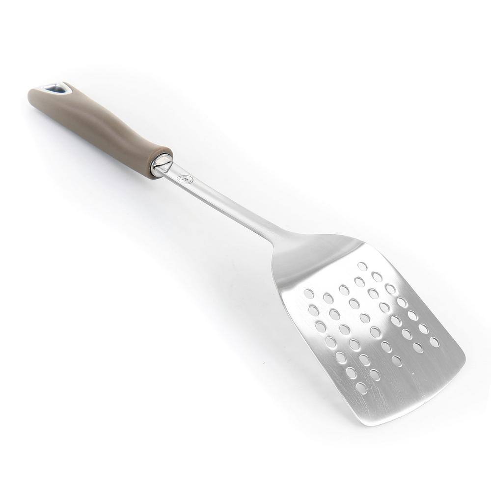 MARTHA STEWART Stainless Steel Slotted Turner in Grey 985116395M