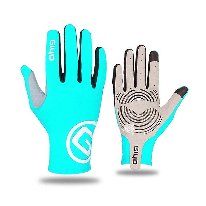 Women Men Touch Screen Long Full Fingers Gel Sports Bike Cycling Gloves