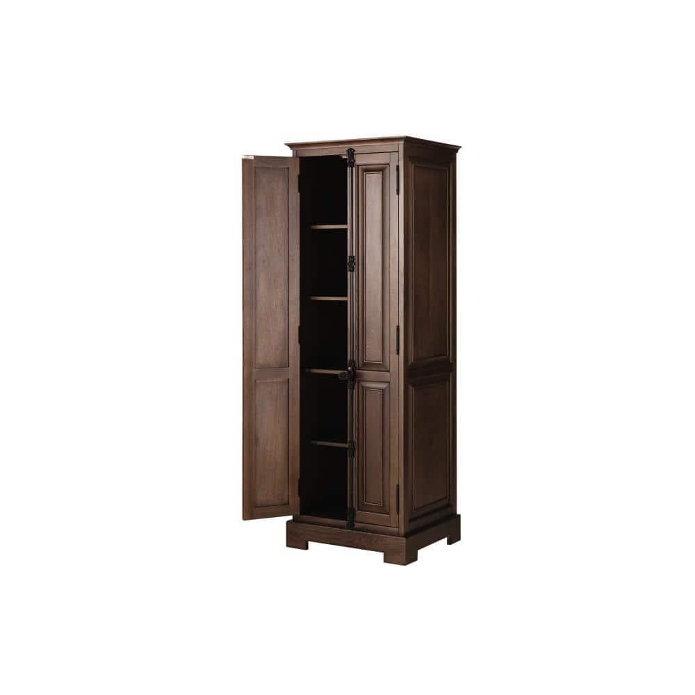 Home Decorators Collection Clinton 24 in W Linen Cabinet in Antique Coffee