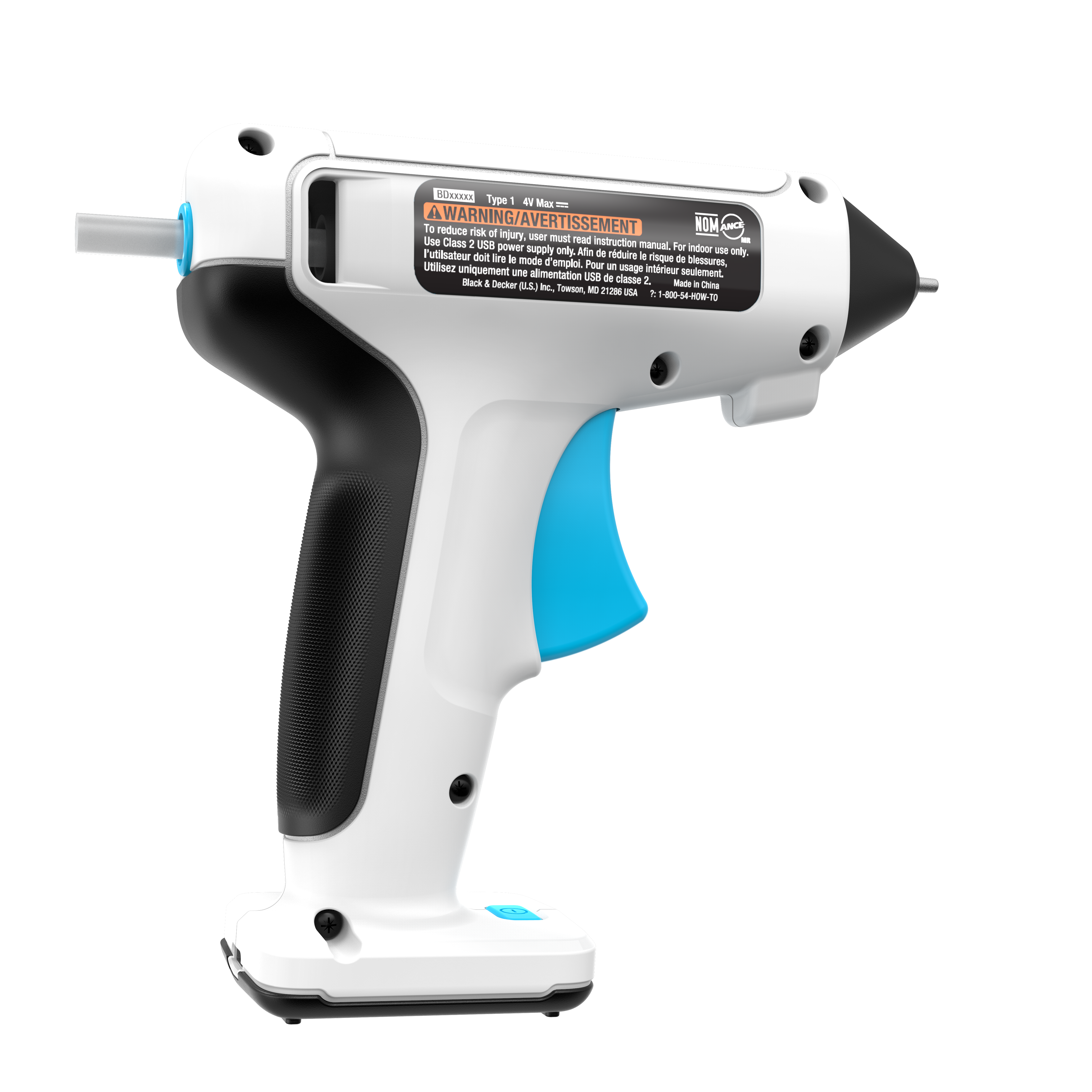 4V MAX* Cordless Glue Gun, USB Rechargeable