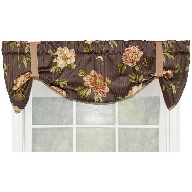 Rod Pocket Valance 50 quot X 16 quot Brown By Rlf Home