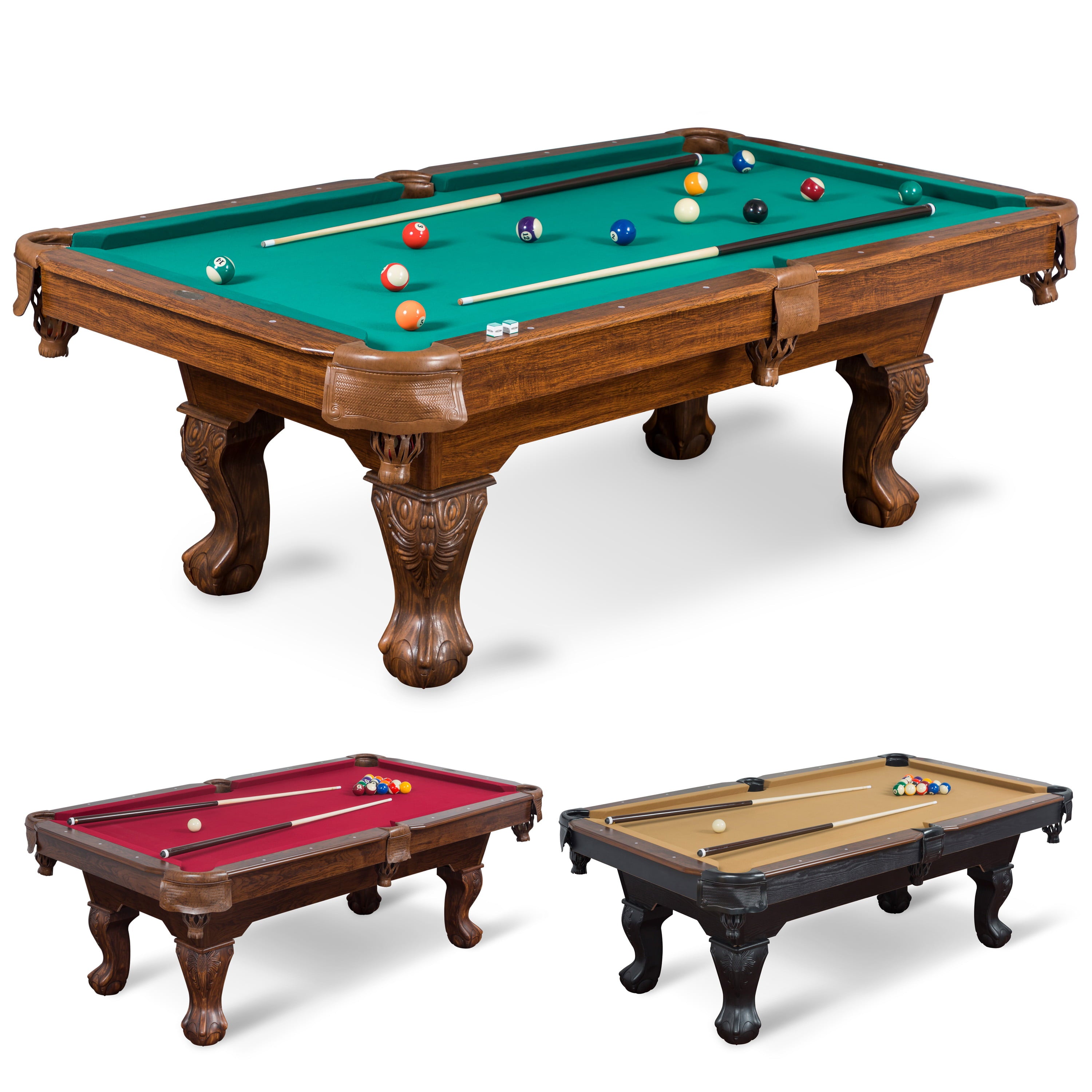 Classic Sports Brighton 87" Billiard Pool Table in Green