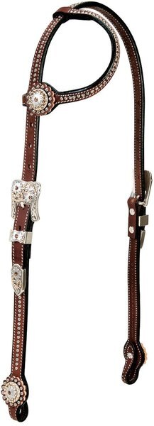 Weaver Leather Stacy Westfall Showtime Sliding Ear Horse Headstall