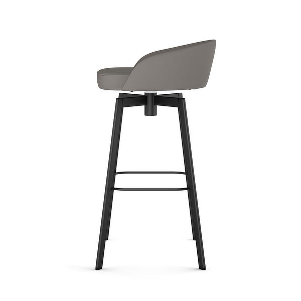 Amisco Cruz Swivel Counter and Bar Stool