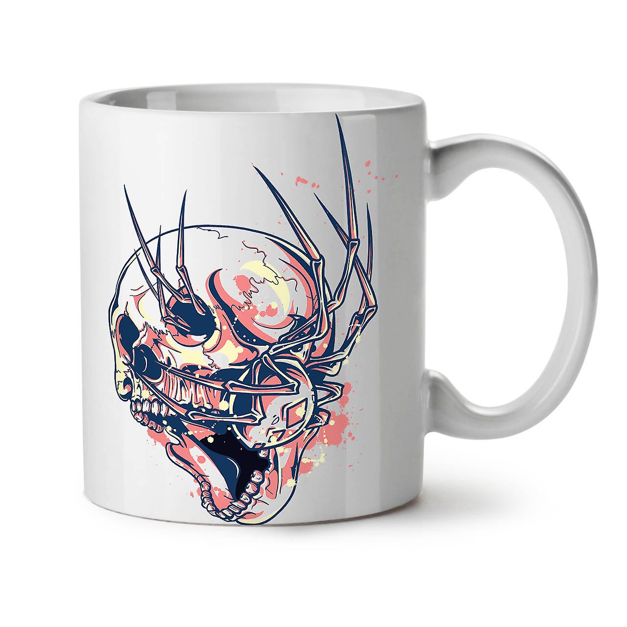 Horror Spider On Skull NEW White Tea Coffee Ceramic Mug 11 oz | Wellcoda