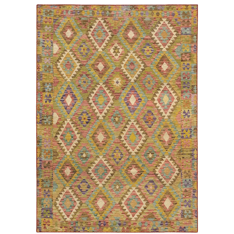 StyleHaven Marissa Washable Geometric Tribal Area Rug