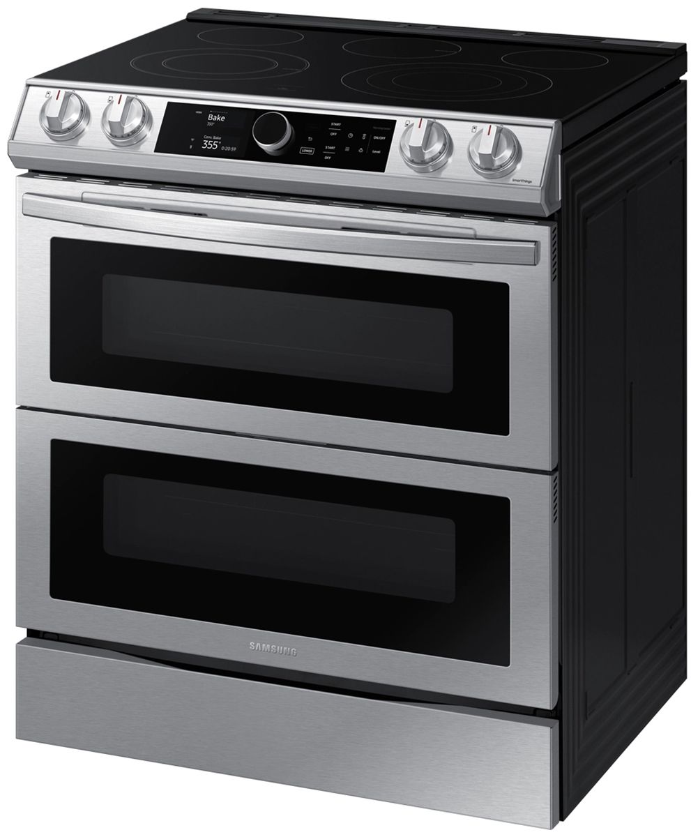  ADA 6.3 Cu. Ft. Fingerprint Resistant Stainless Steel Flex Duo Slide-in Electric Range With Smart Dial， Air Fry and Wi-Fi