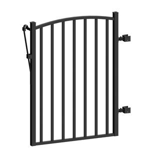 PEAK Aquatine 3 ft. x 4 ft. Black Aluminum Fence Yard Gate 56168