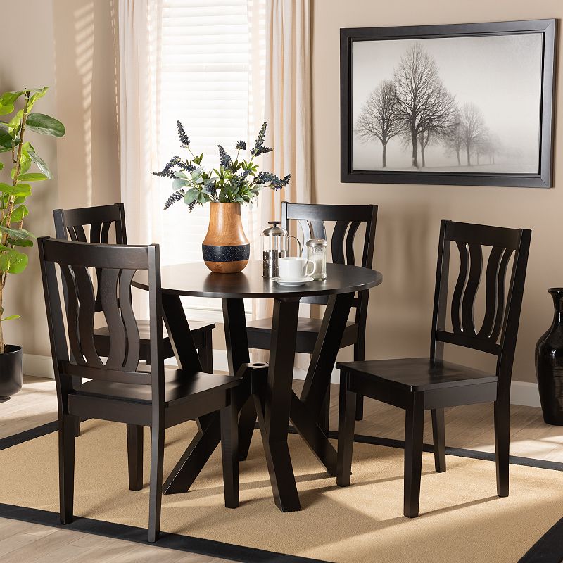 Baxton Studio Noelia Dining 5-piece Set