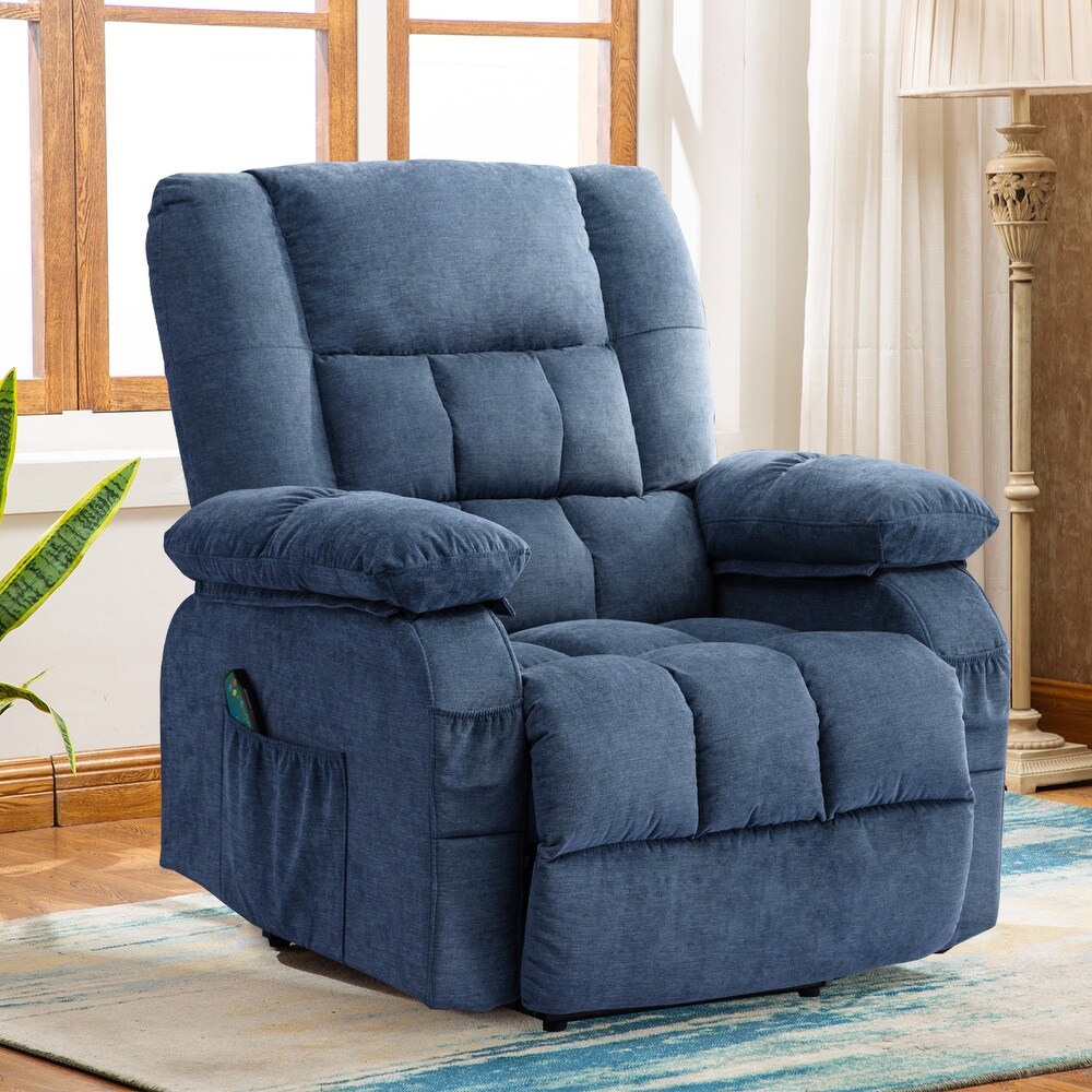 Super Soft And Large Power Lift Recliner Chair with Massage and Heat for Elderly