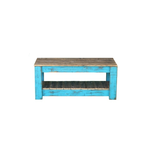 Combo Coffee Table with Shelf