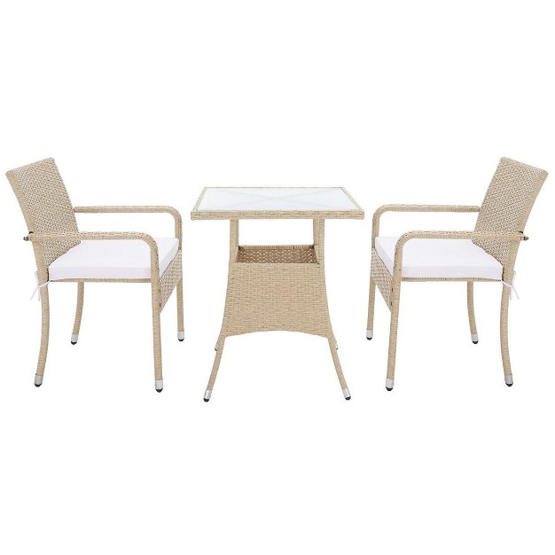 Laban Patio Outdoor Bistro Set Safavieh