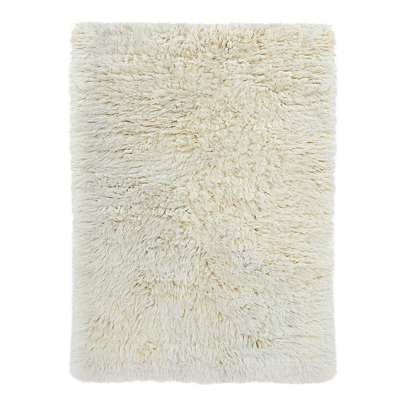 Linon 5A Flokati Natural Rug